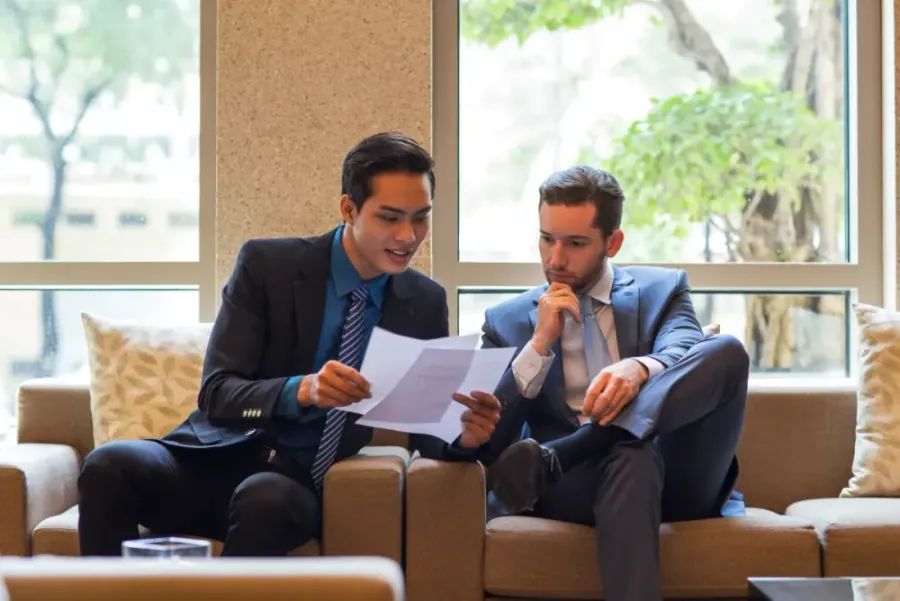 Business team in a meeting